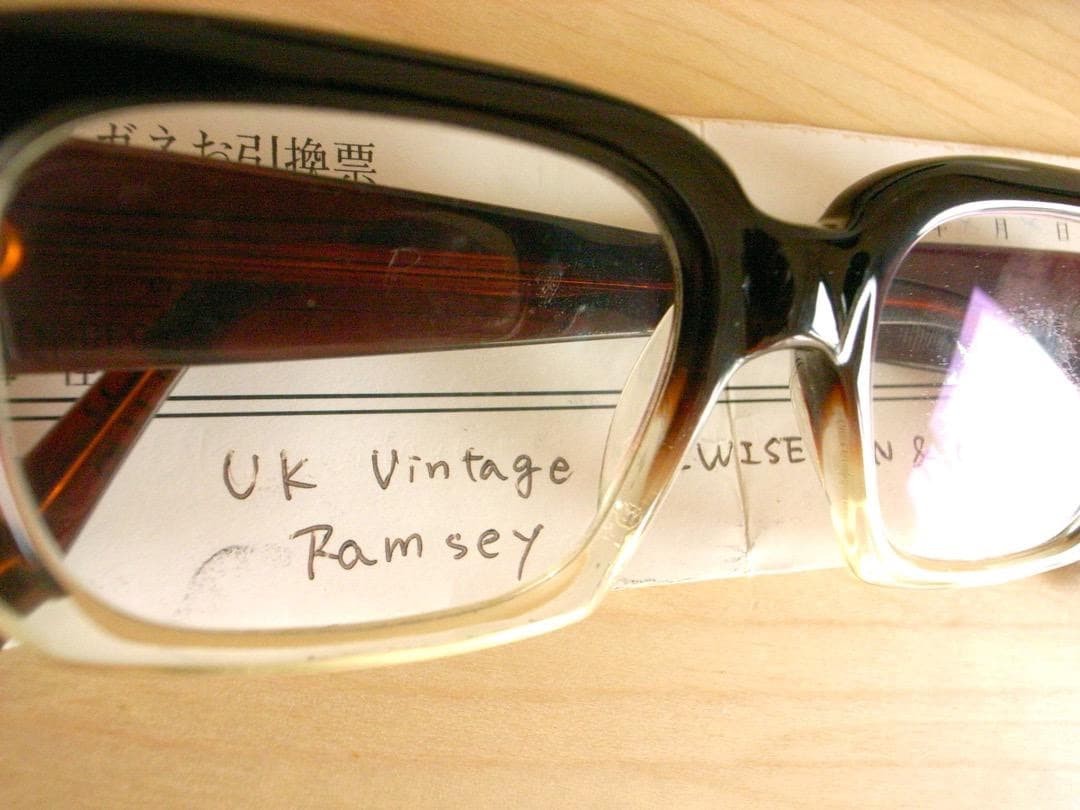 M.Wiseman&Co.,ltd. Ramsey Clear Brown Eyeglasses 42□20-146 United Kingdom
