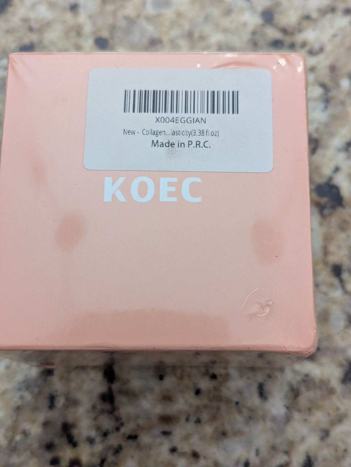 Koec Collagen Jelly Cream Hydrolyzed 3.38 fl oz exp: 12/2029