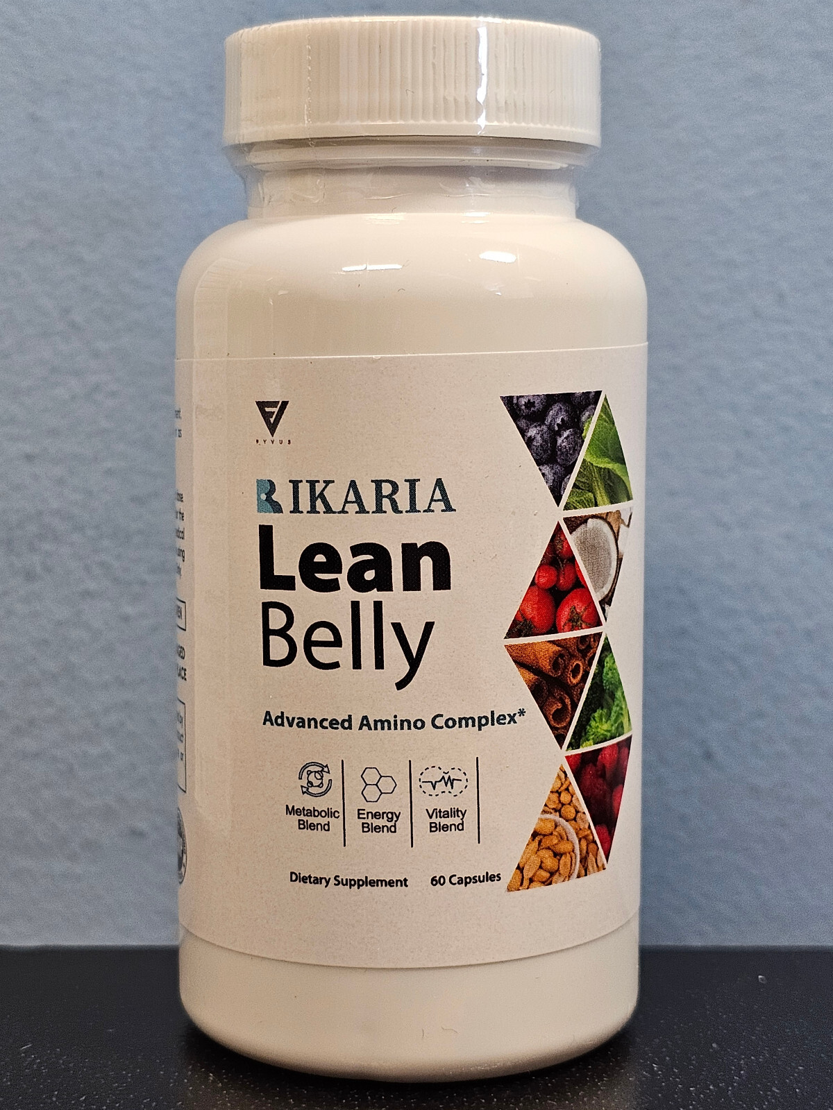 FYVUS Ikaria Lean Belly Advanced Amino Complex 60 Capsules – New! Exp 8/2026