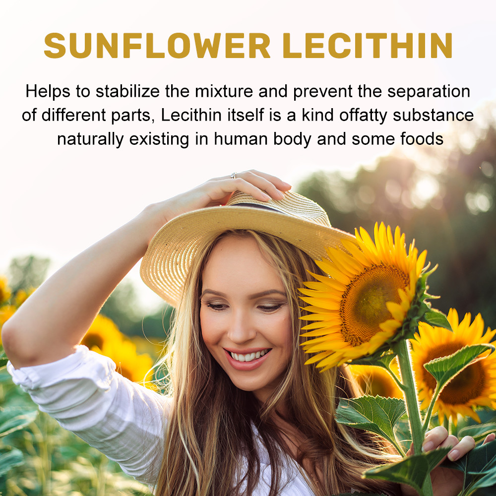 Sunflower Lecithin 1200mg with 360mg Phosphatidyl Cholin Prostate Support Health