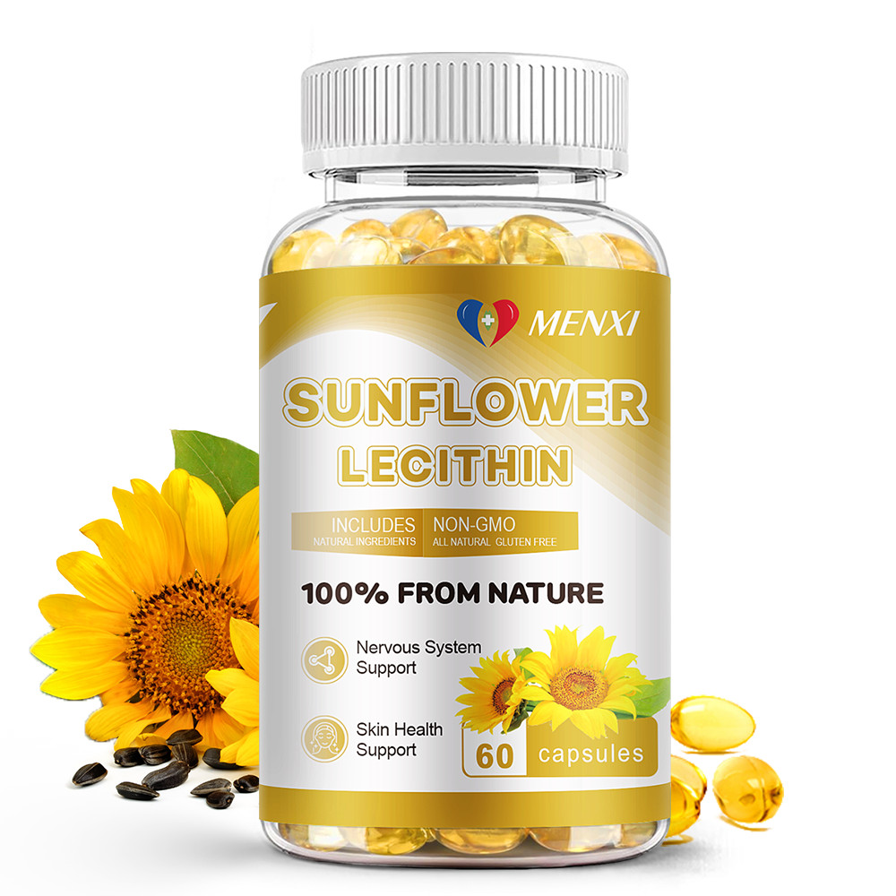 Sunflower Lecithin 1200mg with 360mg Phosphatidyl Cholin Prostate Support Health
