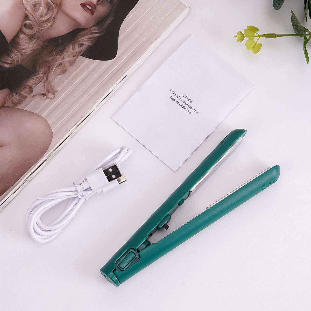 Mini Dual Purpose Curling Iron,Upgrade Small Hair Straightener,Portable 2 in 1