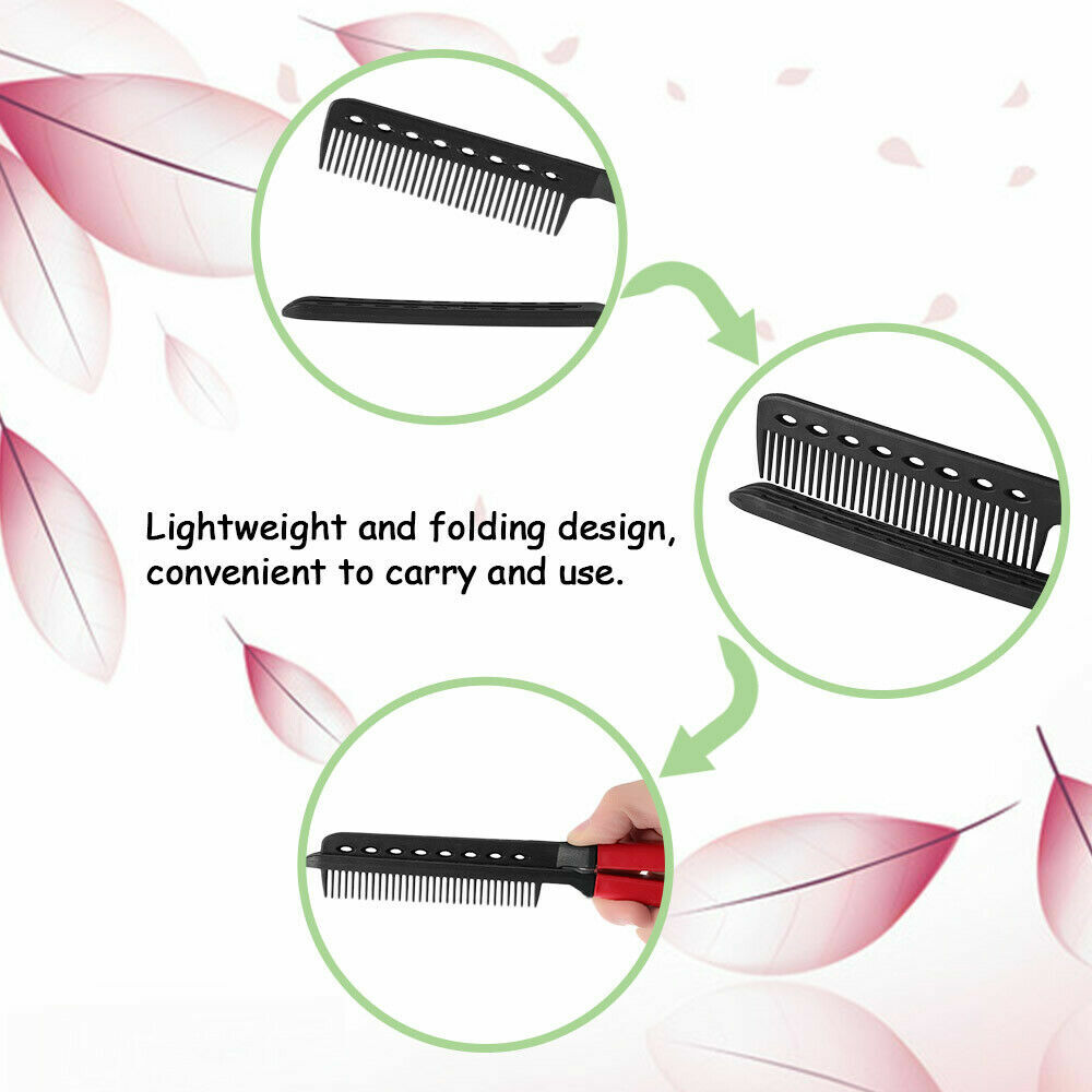 Hair Straightener Spring Grip Straightening Comb Flat Iron Help Hair Dryer Brush