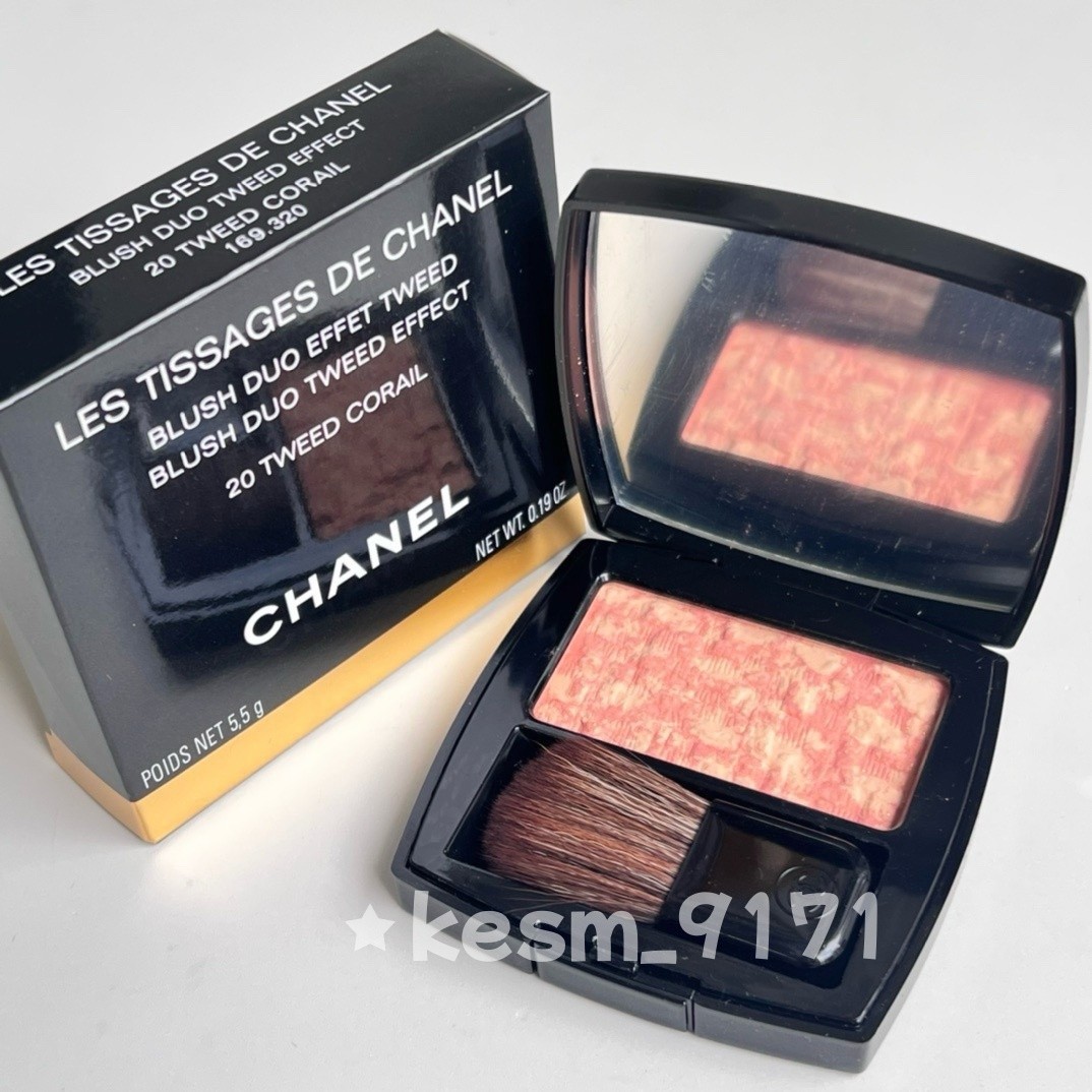 CHANEL LES TISSAGES DE CHANEL BLUSH DUO EFFET TWEED 5.5g / 0.19 OZ #10 20 90 130