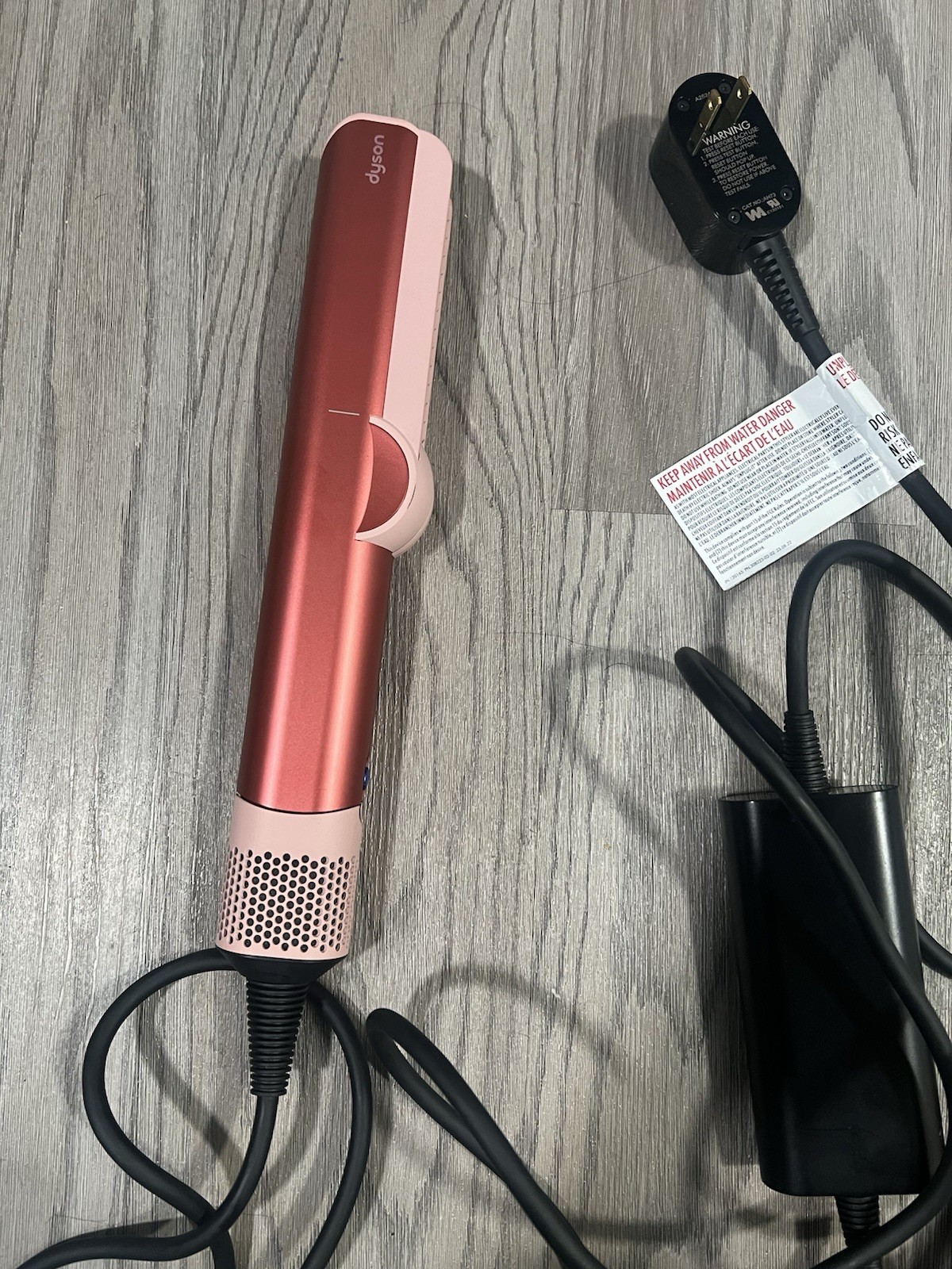 Dyson Airstrait Hair Straightener Styling Tool in Pink/Copper Finish