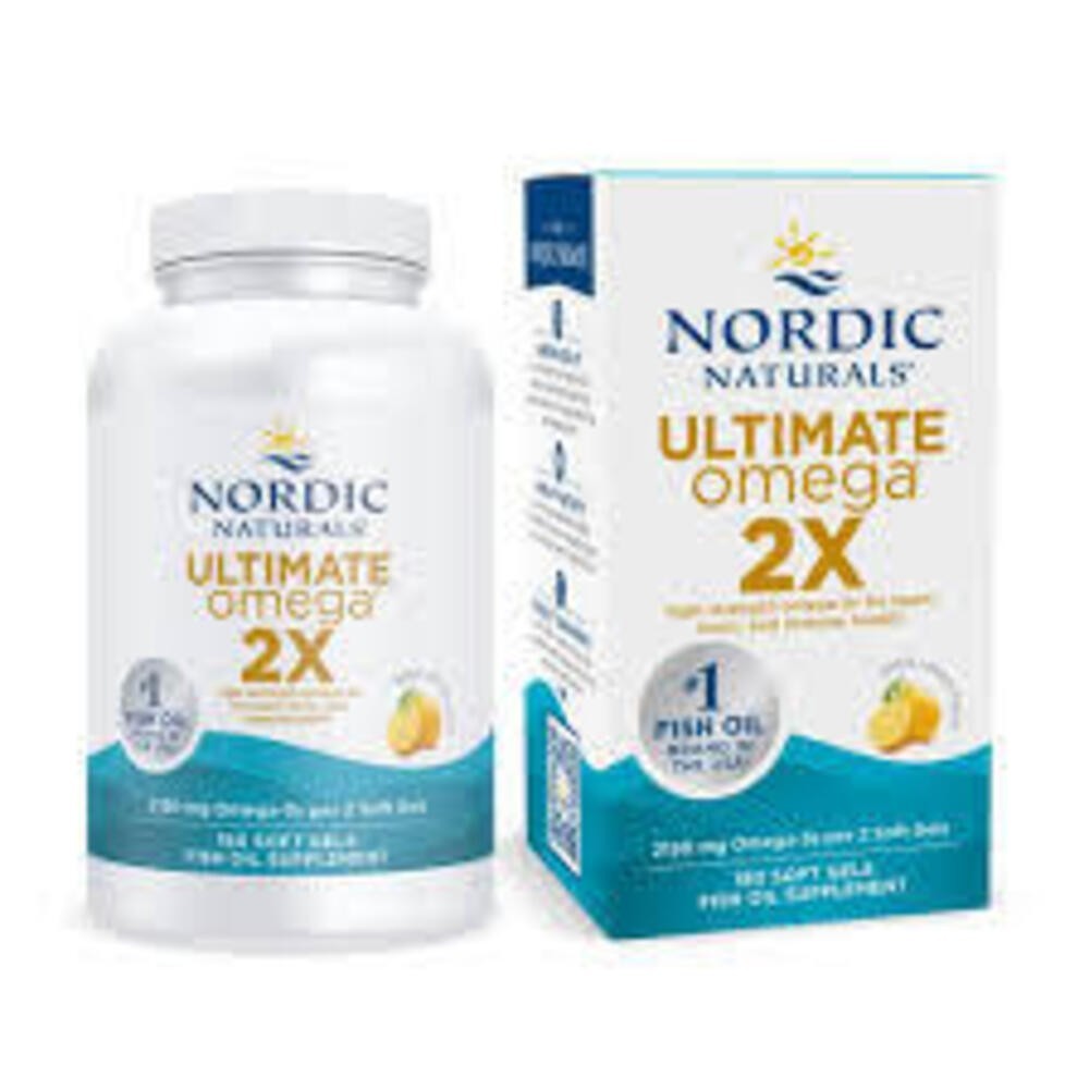 Nordic Naturals Omega 2x Fish Oil Supplement Immune Support 120 Softgels