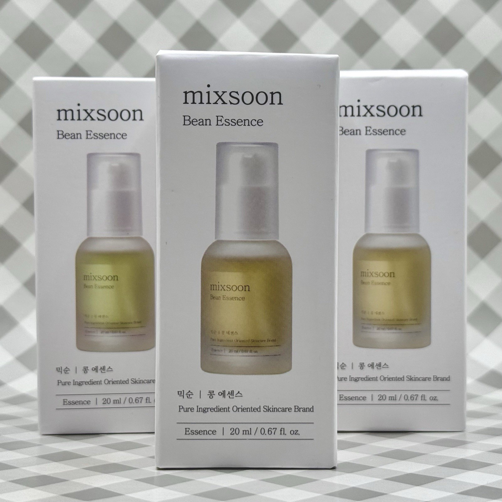 3x MIXSOON Bean Essence 20mL 0.67oz each K-Beauty Exp 6/28 ••SEALED••🎁