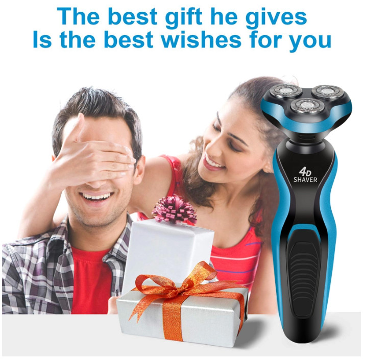 4-in-1 Electric Shaver Razor Waterproof Cordless Rechargeable Head Beard Trimmer