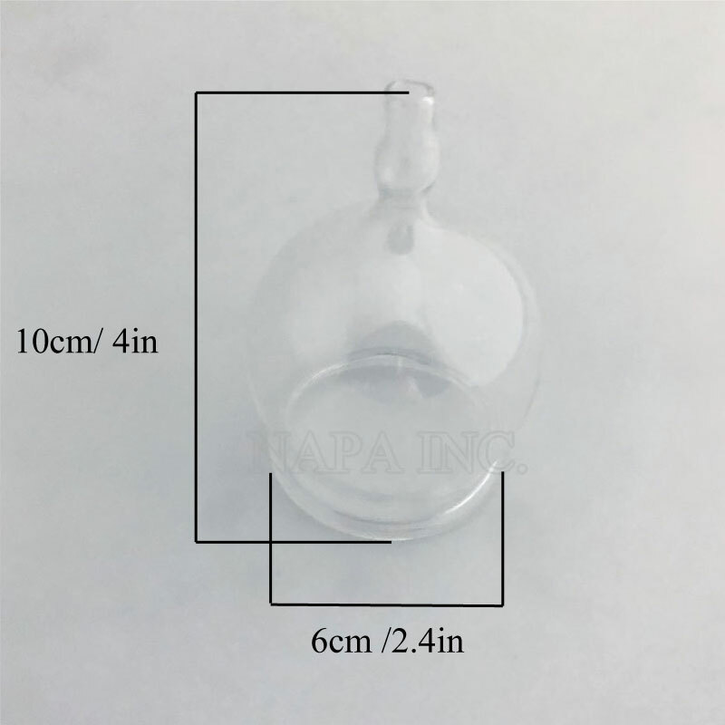 2PCS 6cm Glass Cupping Cups Replacement Cups For Vacuum Therapy Cupping Machine