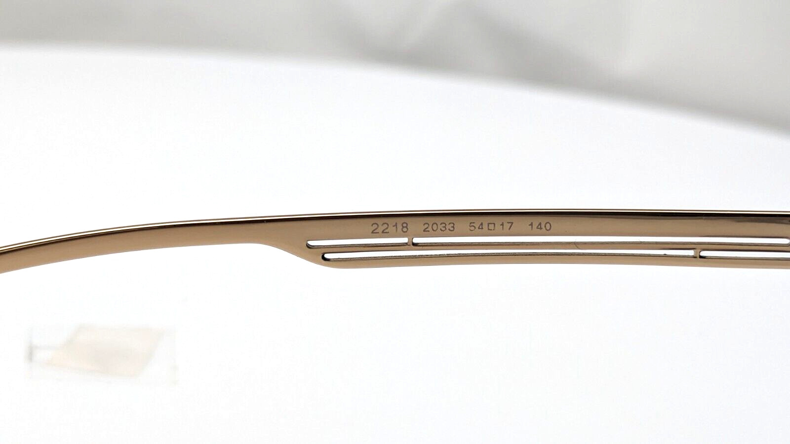 Bvlgari BV 2218 2033 Cat Eye Gold Black Womens Eyeglasses 54mm