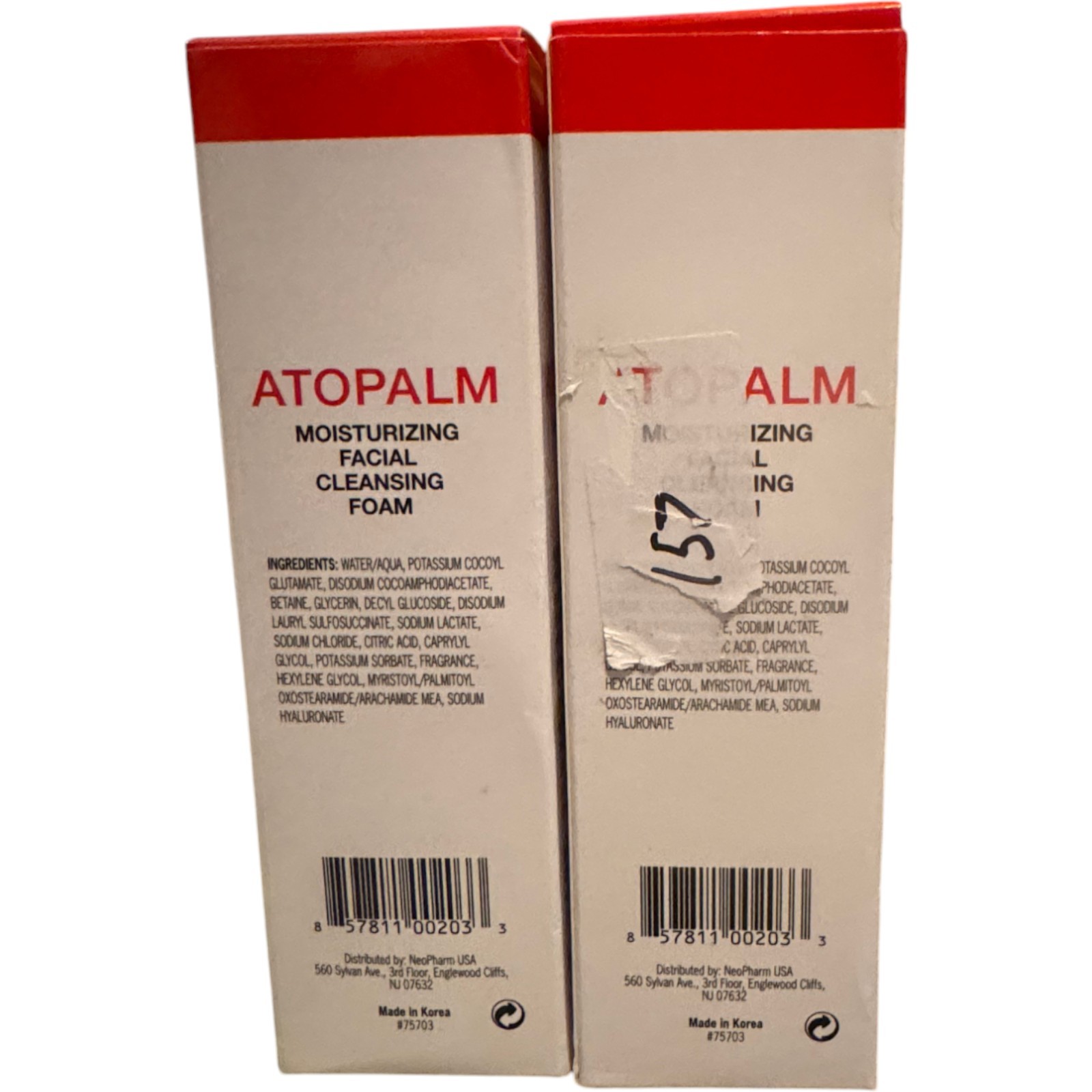 ATOPALM Moisturizing Facial Cleansing Foam Wash 150ml 5 Fl Oz