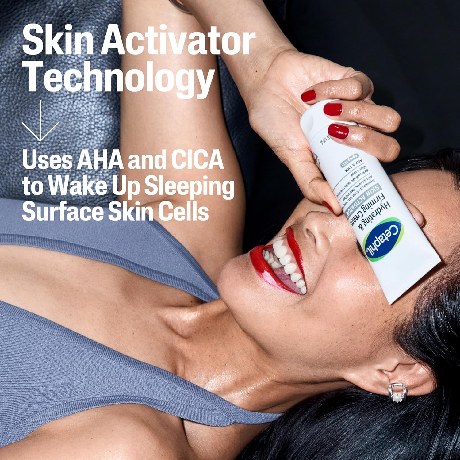 Cetaphil Skin Activator Hydrating & Firming Cream For Face, Neck & Chest 3.4 oz