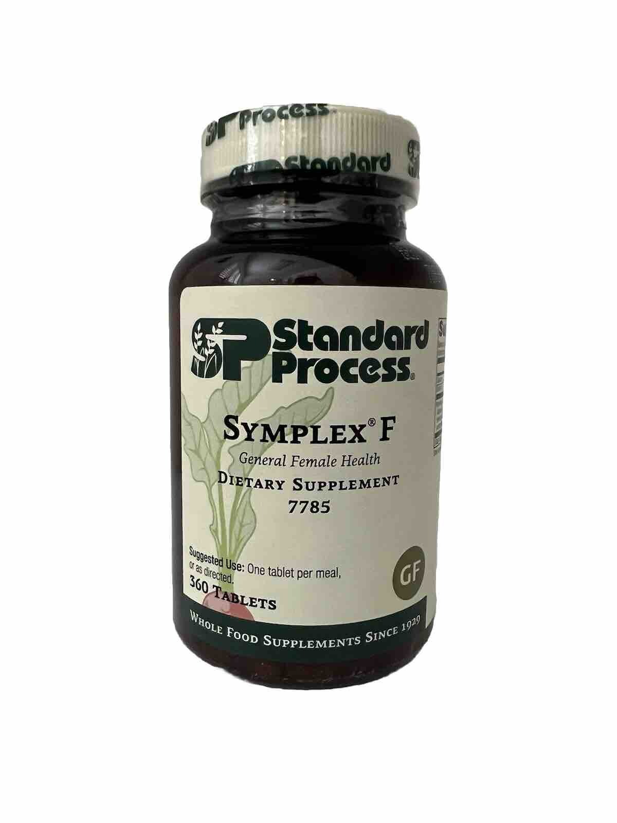 Standard Process Symplex F – 360 Tablets, Exp. 07/2026