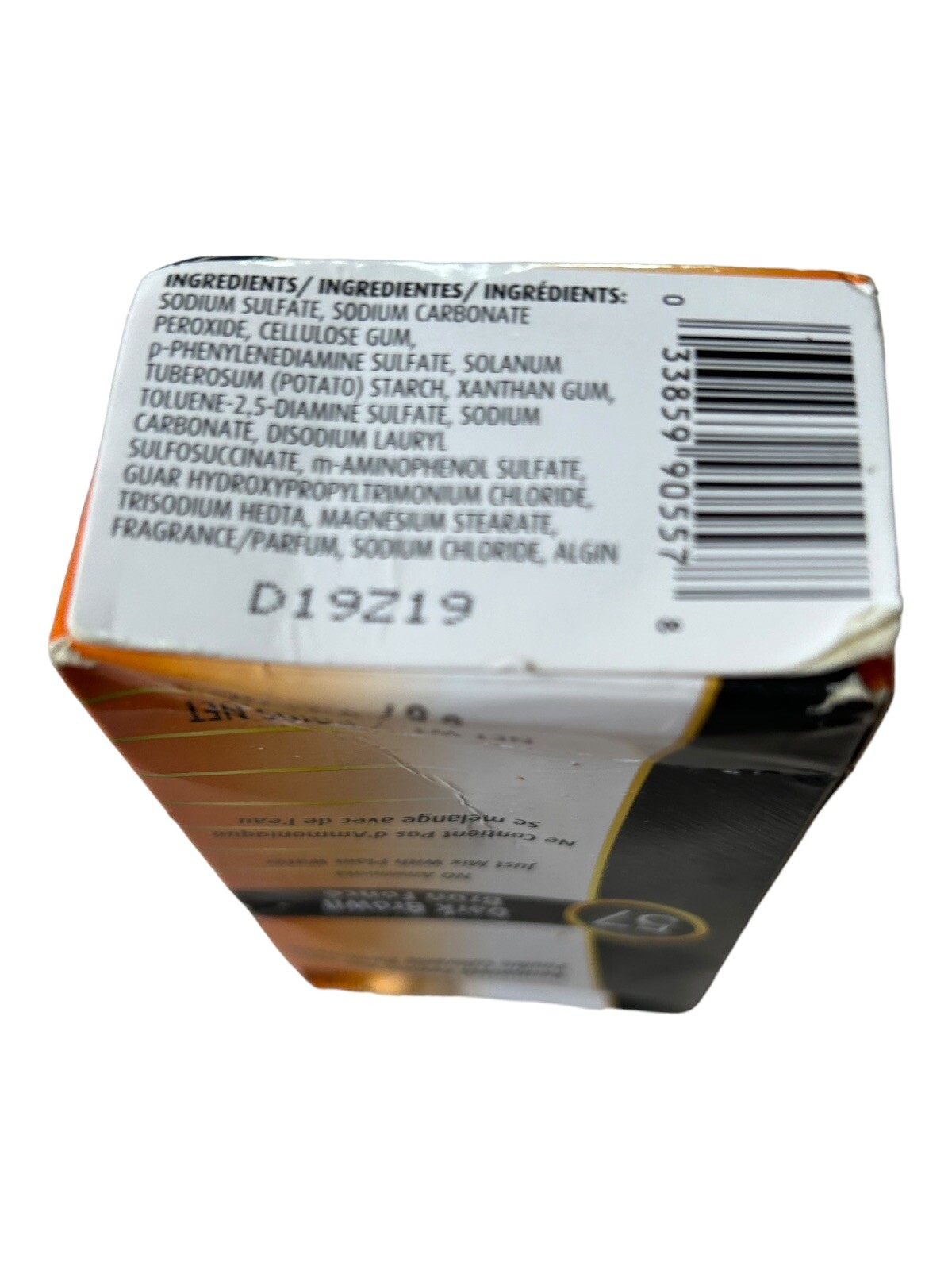 Permanent Powder Hair Color – #57 Dark Brown – 6g – Mix with Water