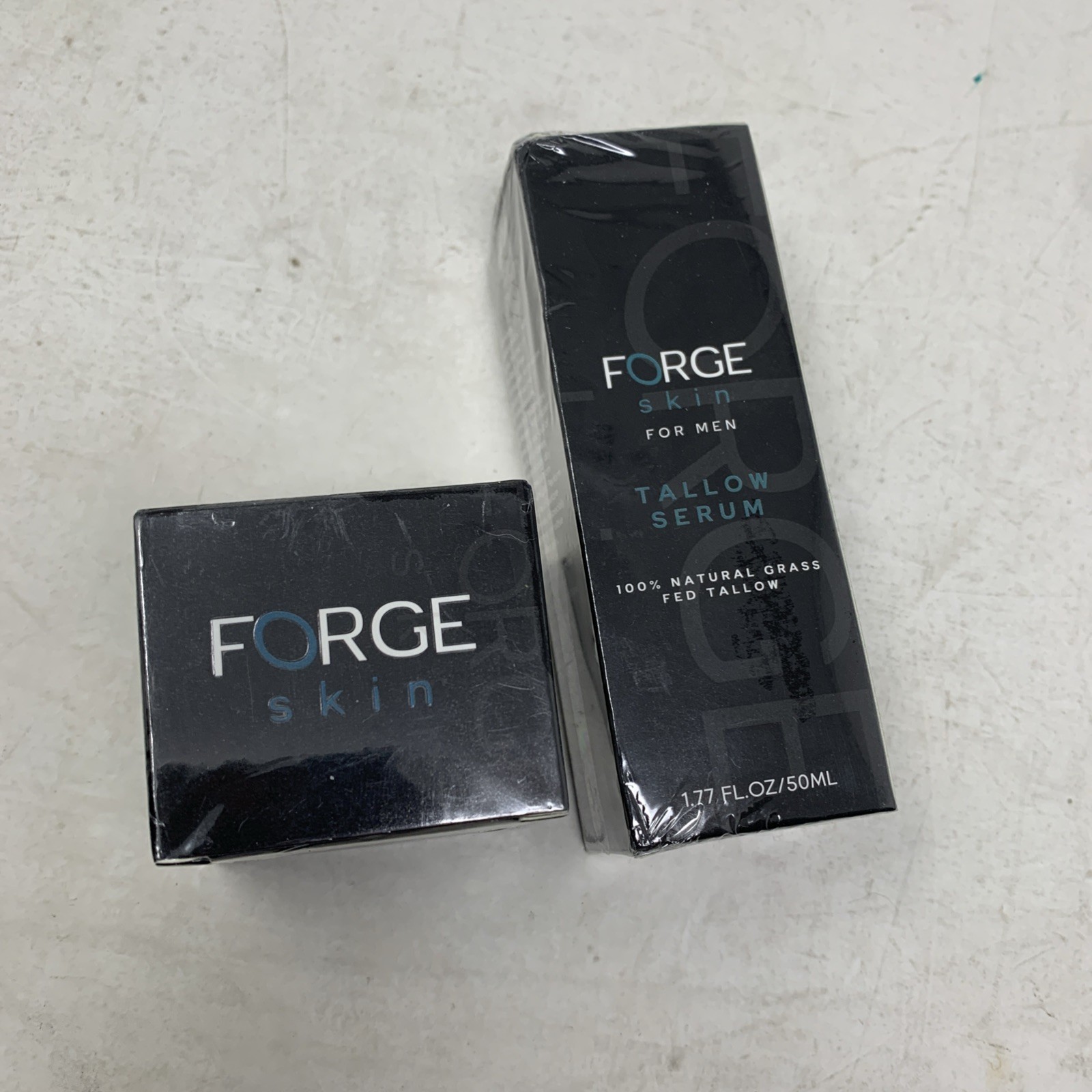 Forge Skin For Men Beef Tallow Based Face Balm & Serum Set New Sealed!