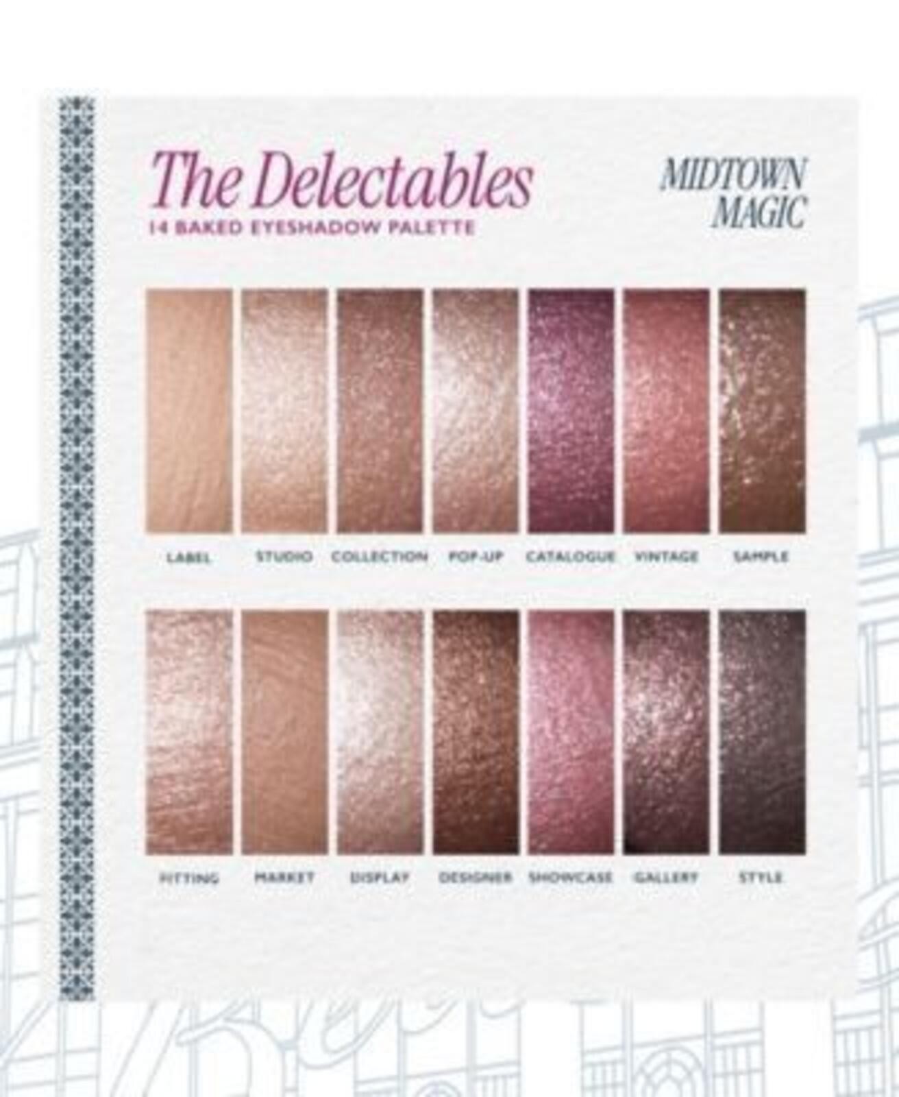 LG 14-Pan Baked Eyeshadow Palette Soho Shimmers Neutral
