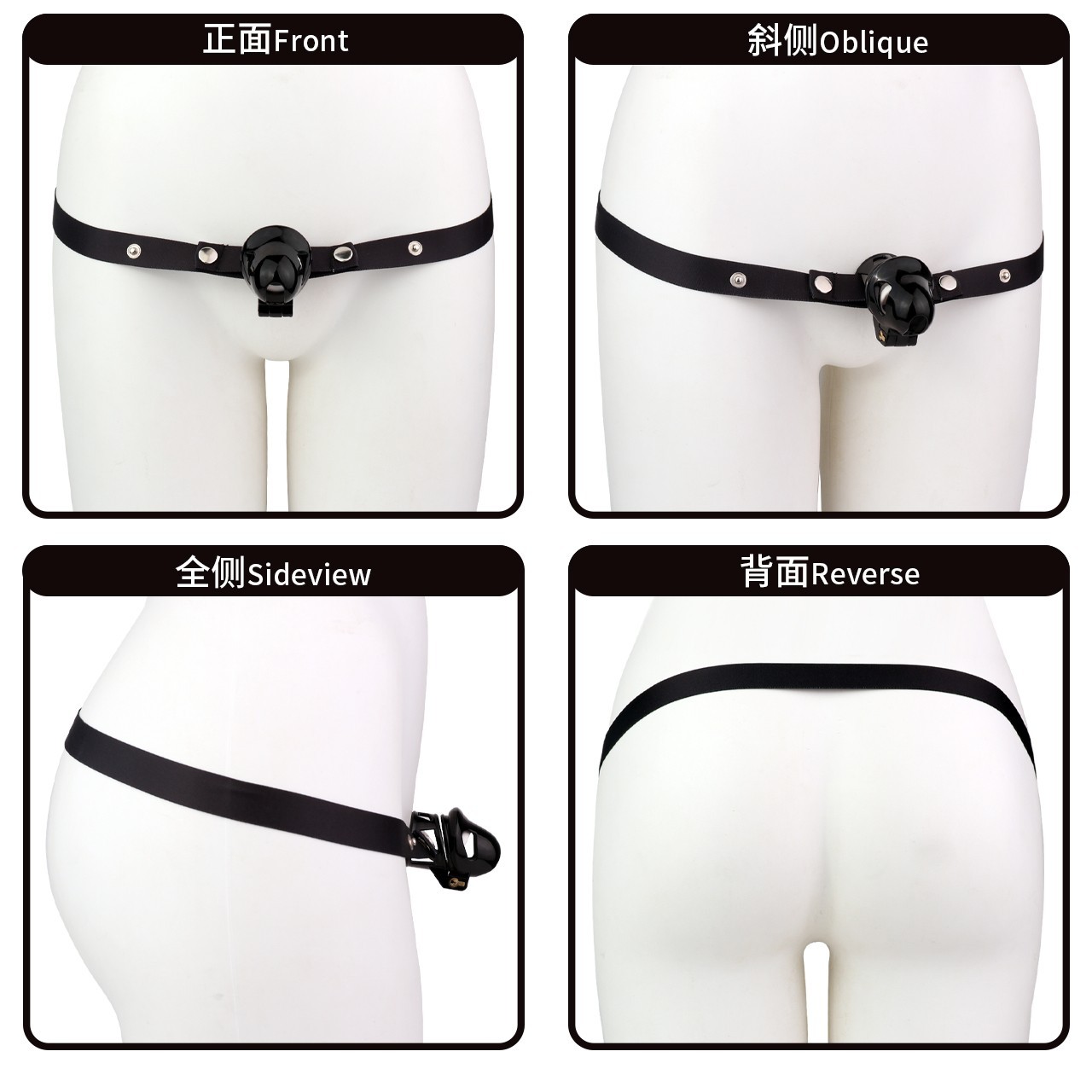 Male Chastity Cage device Head Breathable Chastity Lock ABS Stainless Steel USA