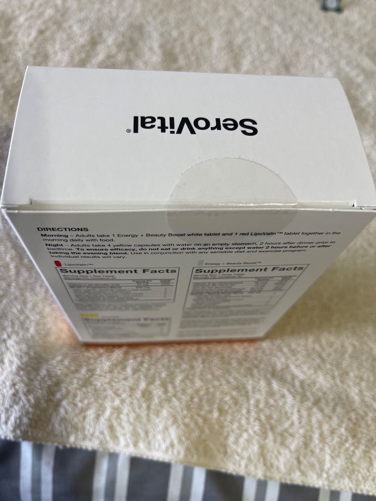 SeroVital Advanced Dietary Supplement 120 Capsules + 60 Tablets Sealed, 05/2027