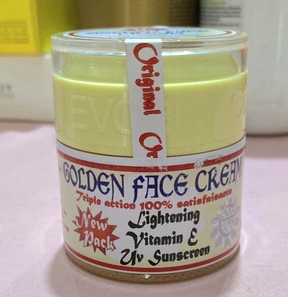 Authentic Golden Face Cream with Vit E & sunscreen (Buyer Beware of Fake)