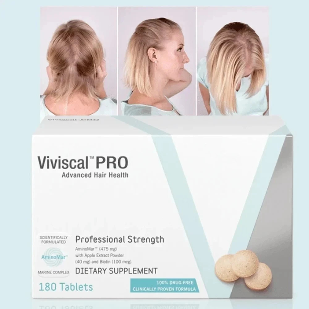 2 Pack of VIVISCAL PRO – Professional Hair Growth Tablets 180 Exp. 12/2027