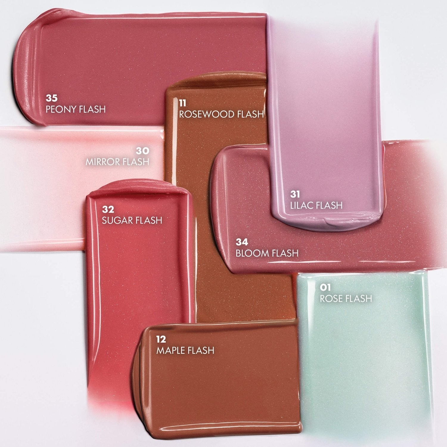 Authentic Armani Prisma Flash Glossy Color Lip Balm,0.11oz/3.5mL,8 SHADES