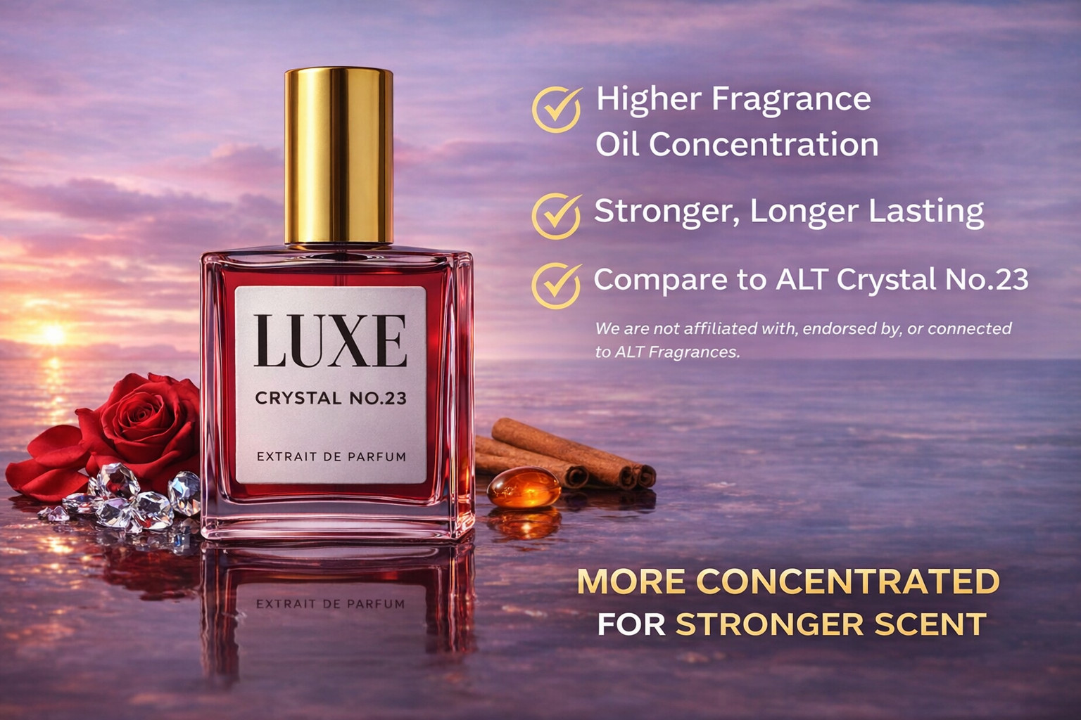 Stronger Version of ALT Crystal No.23 | 3.4 Oz / 100mL Longest Lasting Version