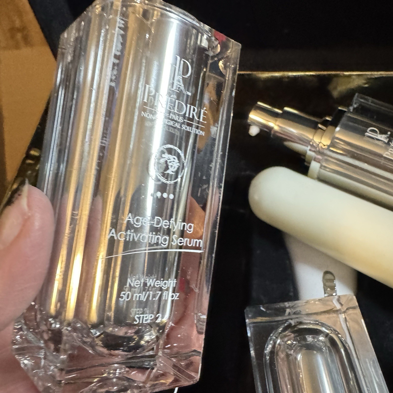 Age Defying Thermal Mask & Skin Care Set (one broken in shipping to me) NIB