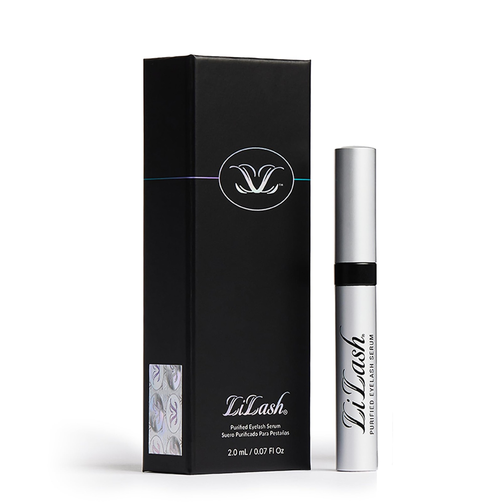 LiLash Purified Eyelash Serum for Longer & Fuller Lashes, 2mL, 90-Day Supply