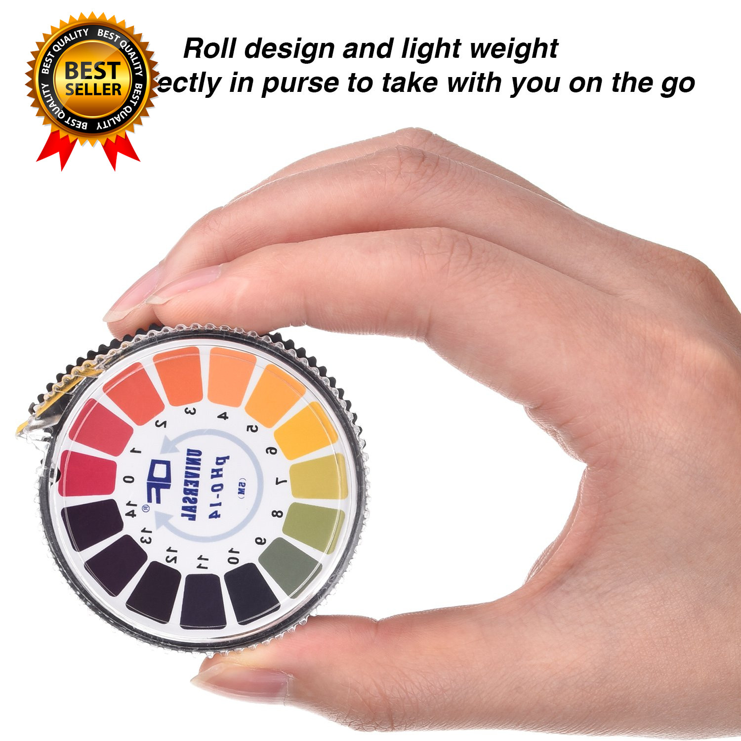 Universal Ph Test Paper Strips Ph Test Strips Roll Measure Full Range 0-14 Each