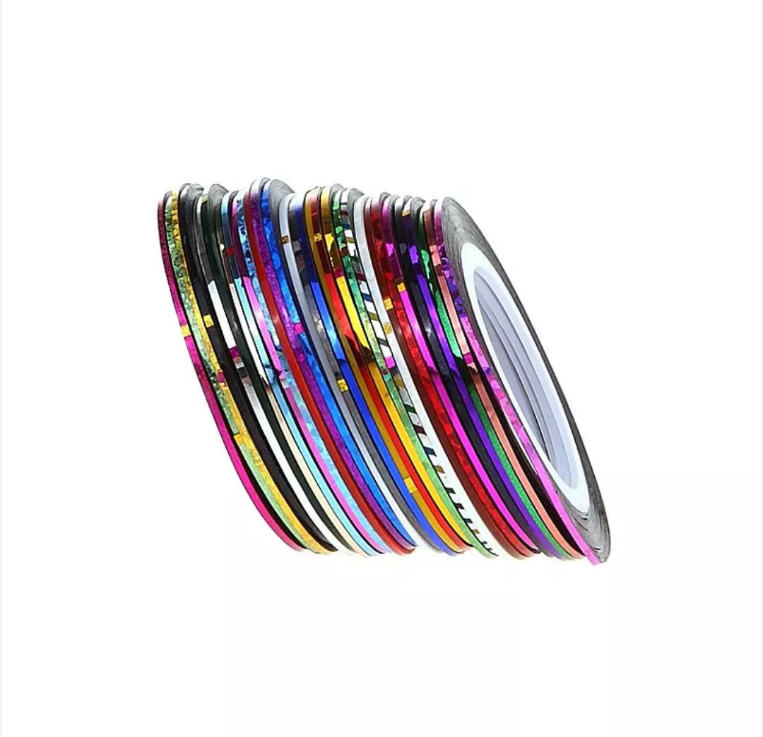 44 Options Color Roll Striping Tape Line Sticker Tips DIY Nail Art Decoration