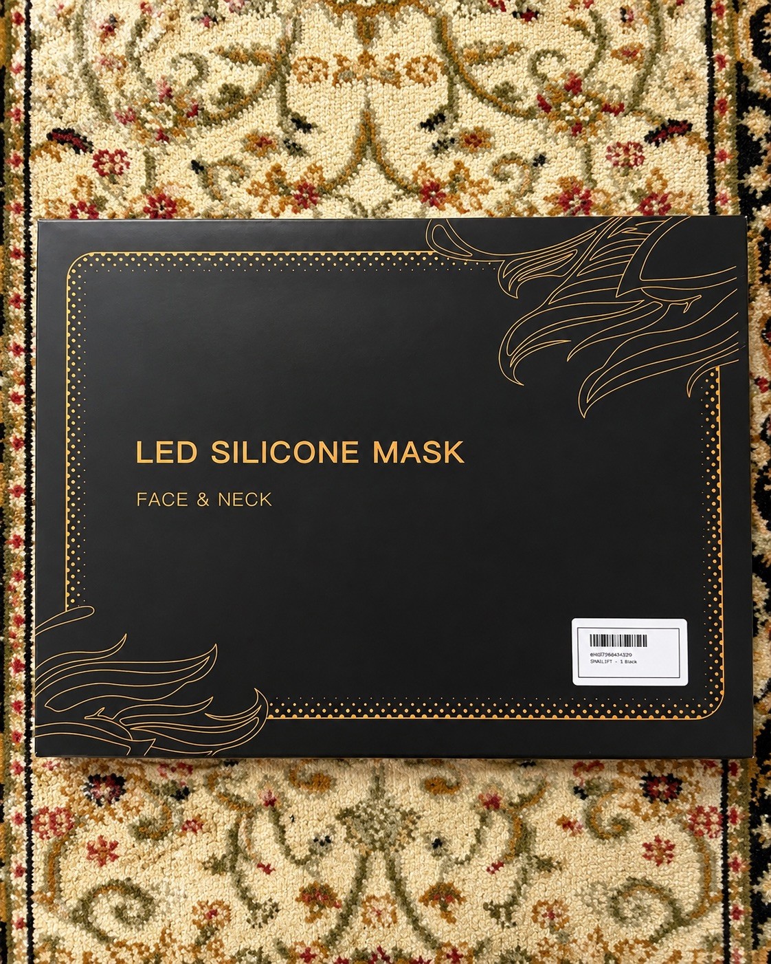 NEW Sealed LED Silicone Face & Neck Light Therapy Mask 324 LED Rechargeable