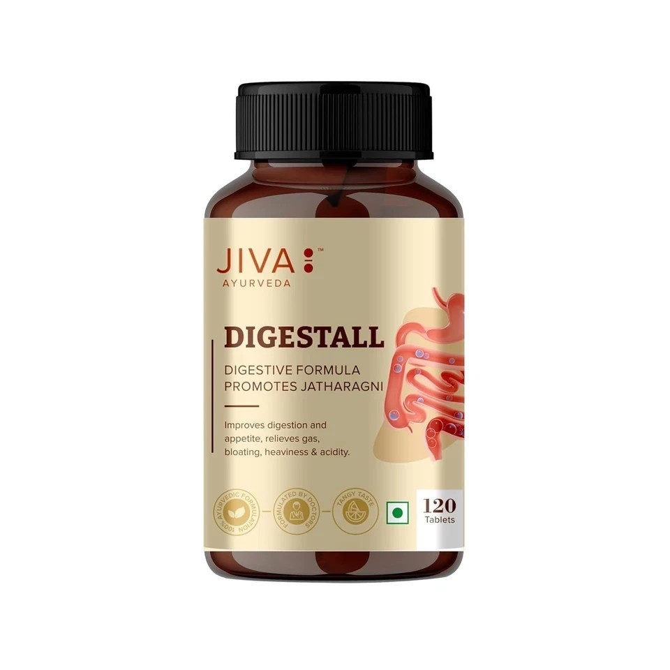 Digestall Tablet | Helpful In Indigestion, Bloating & Acidity (Pack of 5)