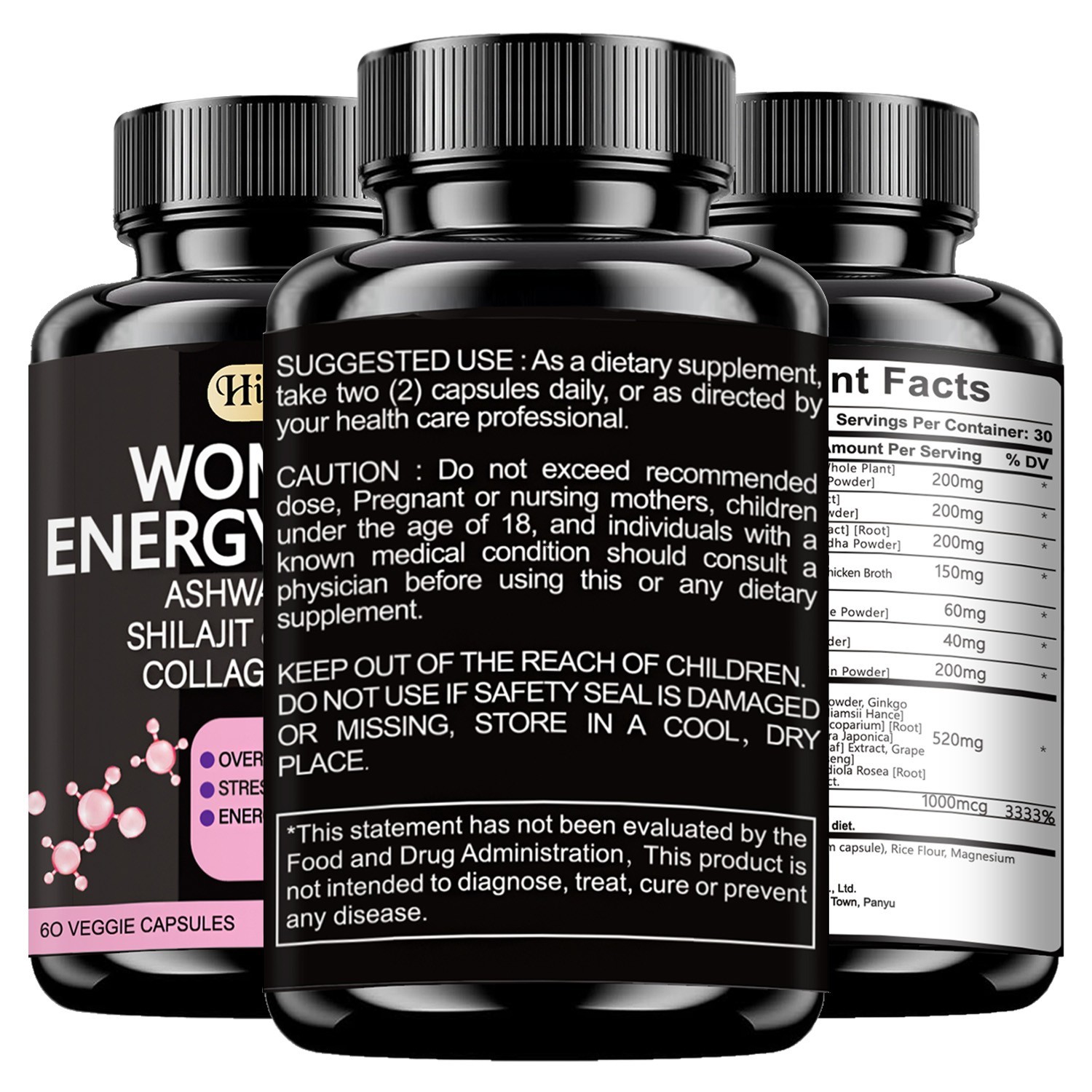 Female energy – herbal essence, exercise, endurance, vitality, relieve fatigue