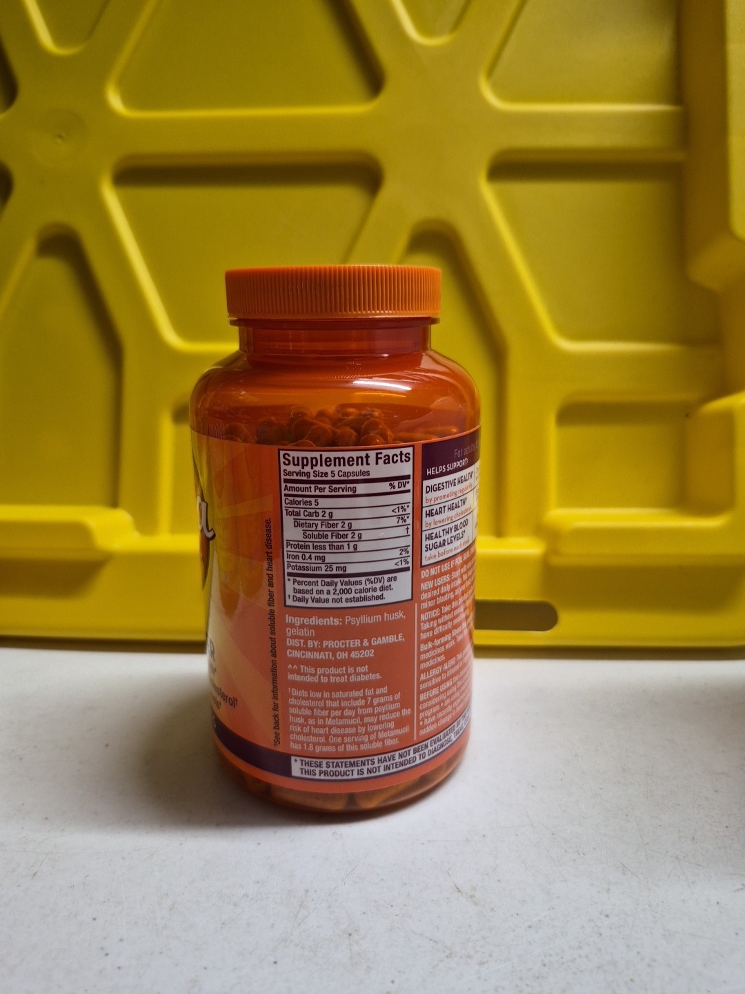 Metamucil Multi-health Psyllium Fiber Supplement Capsules 300 Ct. Exp. 08/2027