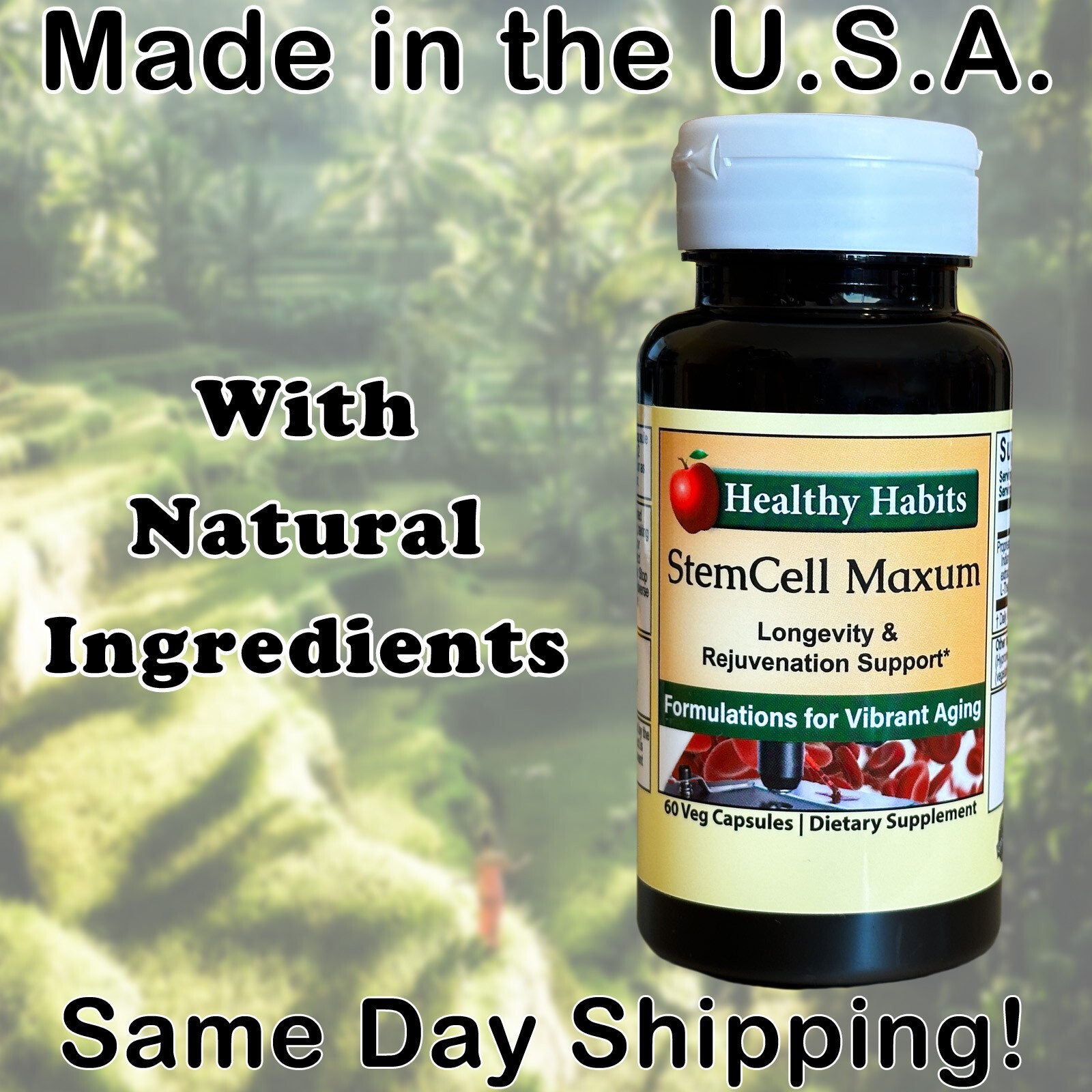 StemCell Maxum from Healthy Habits Best Plant-Based Age-Defying Support