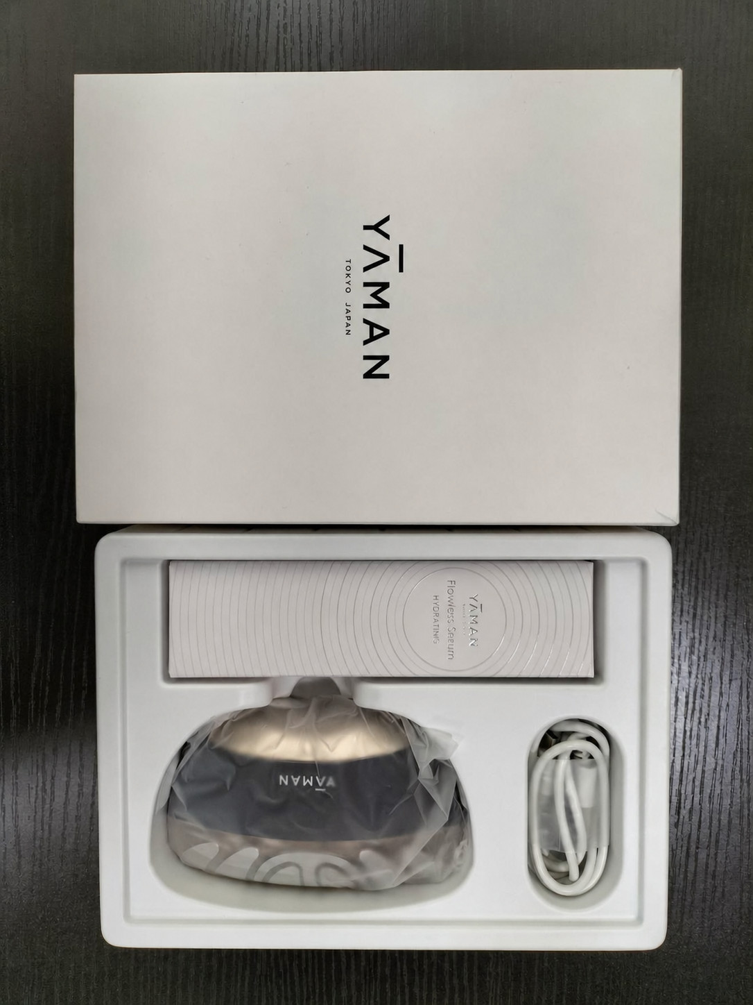 YA-MAN Liftology SP YJFD2L (Navy) Facial Device Set – Includes Bonus 50ml Serum