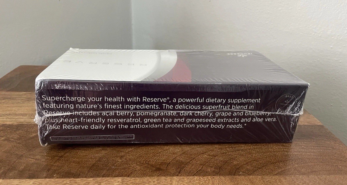 New/Seal Jeunesse Reserve Gel Packets 2 Boxes /60 Packs – Exp 2027