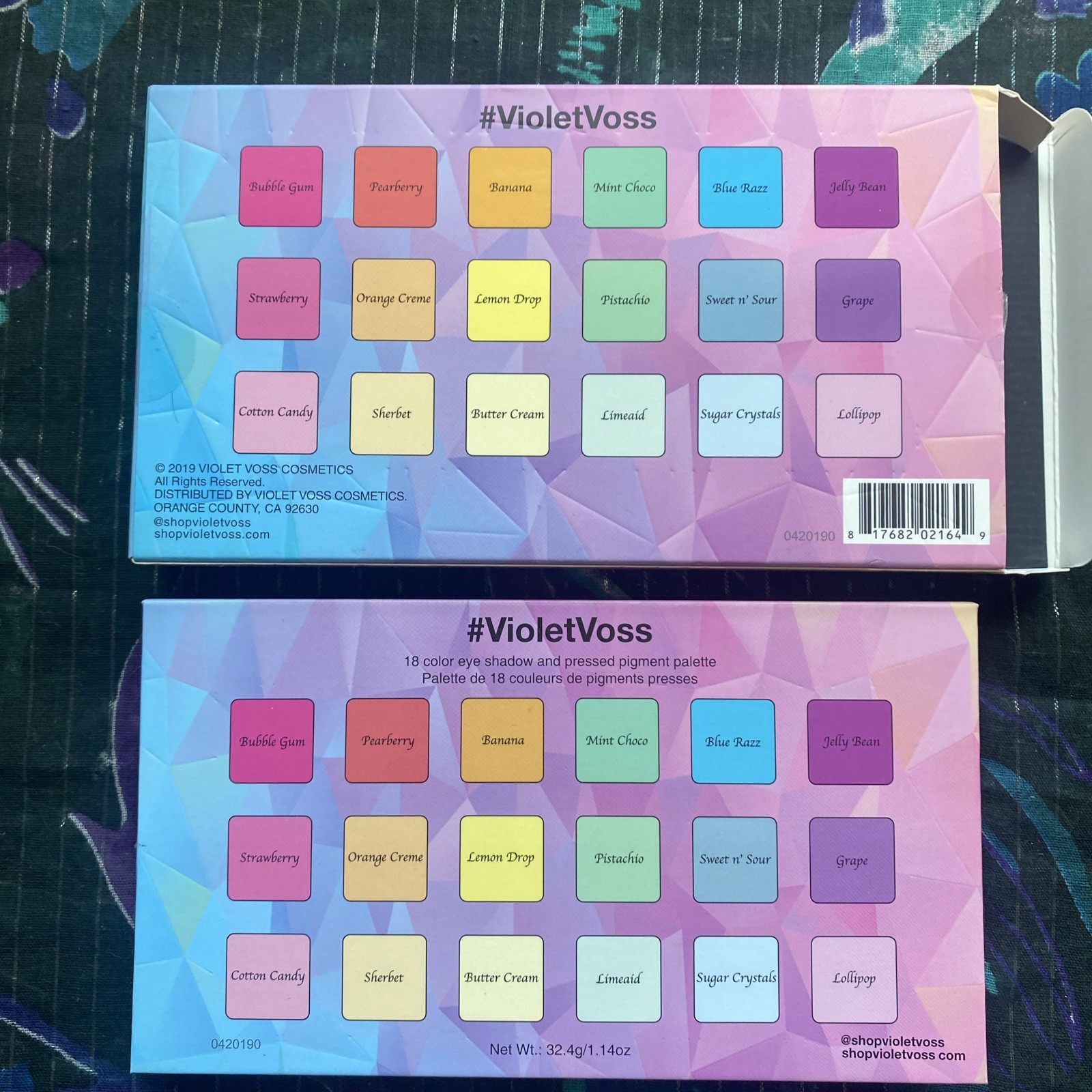 Sugar Crystals Violet Voss Eyeshadow Palette 52.4 g/1.14 oz NEW 🍑