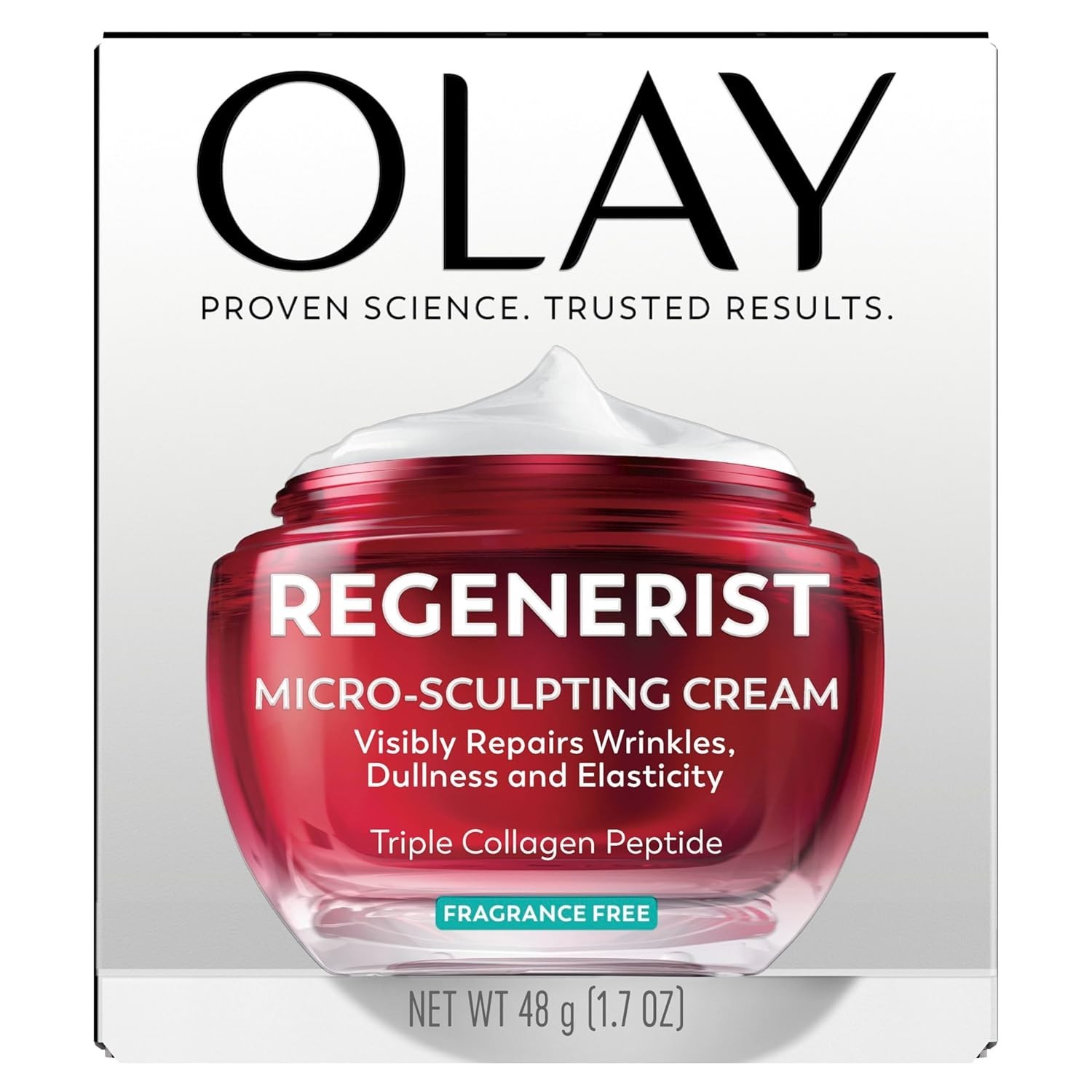 Olay Regenerist Micro-Sculpting Cream Face Moisturizer 1.7 Fl Ounces