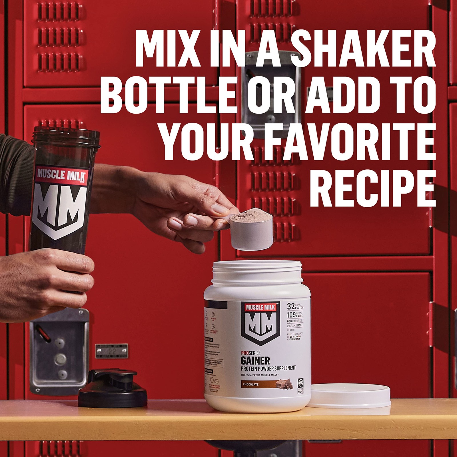 Muscle Milk Gainer Protein Powder, Vanilla 5 Pound (Pack of 1), Creme