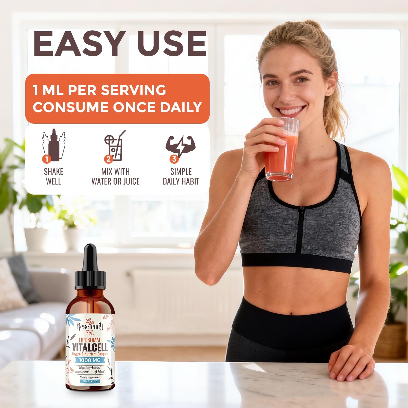 13in1 Liquid Oxygen Boost & Nutrient Supplement, Liposomal OptimizedDelivery …