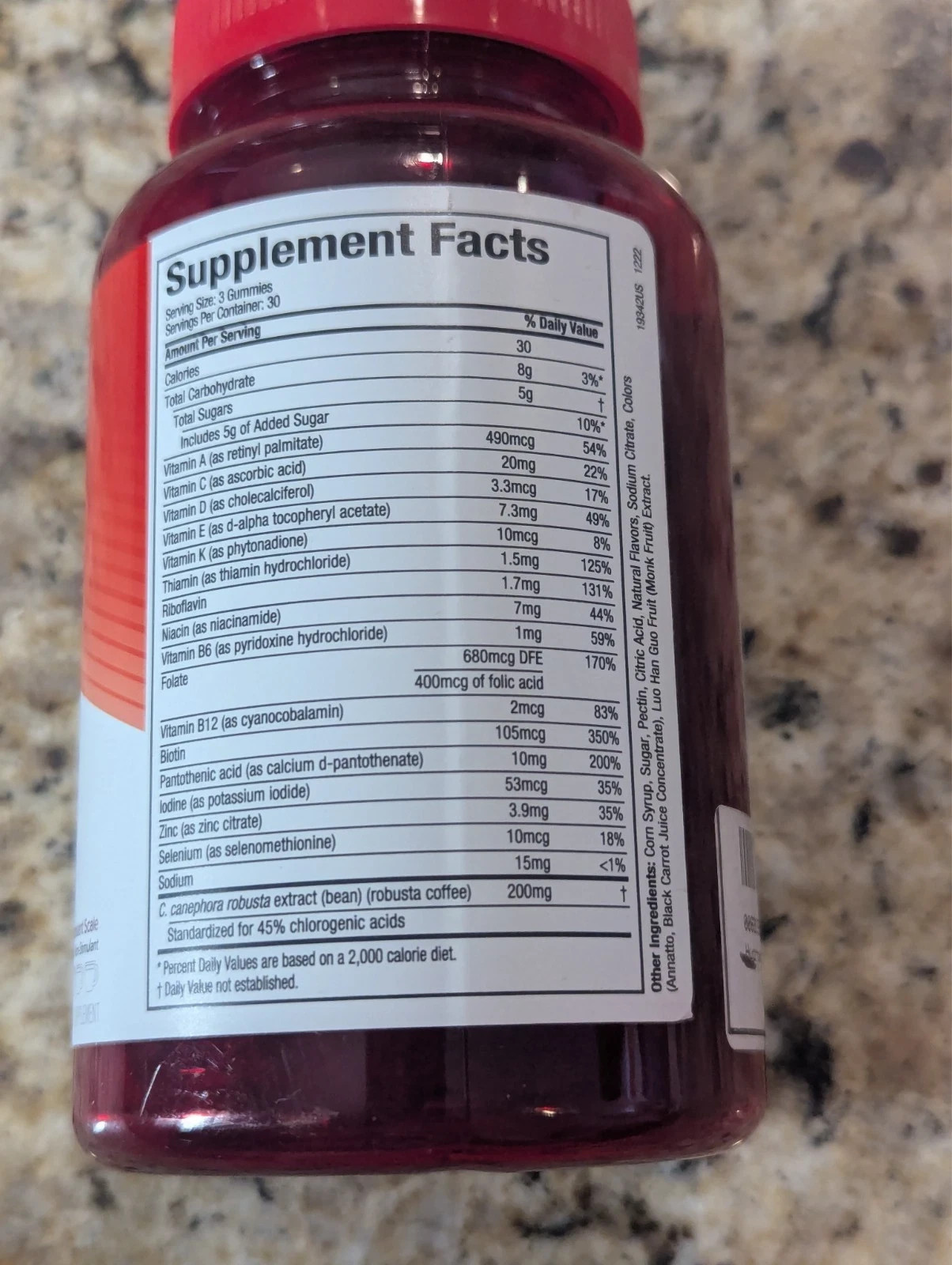HydroxyCut Weight Loss Multivitamin Fruit Flavored 90 Gummies exp 02/2027 RK1