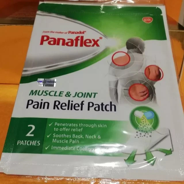 PANAFLEX Pain Relief Patch For Muscle & Joint – 2 Patches Easy Peel