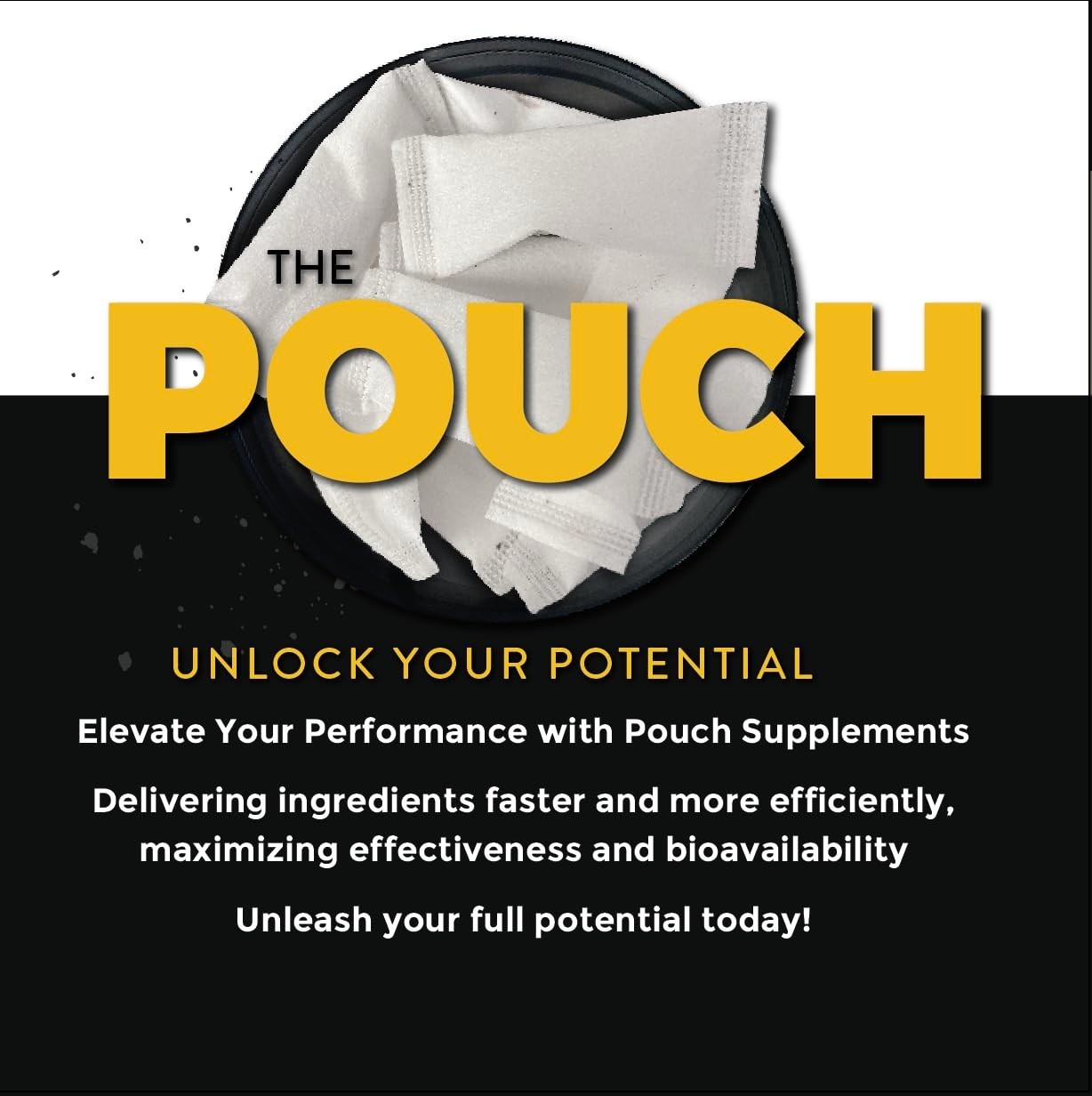 Nootropic Energy Pouches – Mango Flavor, 5 Cans, 15 Pouches Each, Caffeine Boost