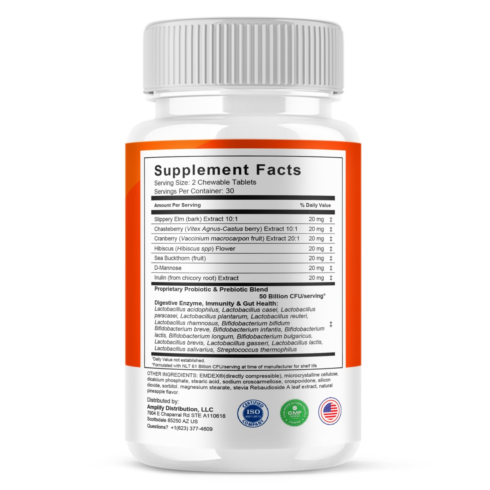 (2 Pack) NovaBiome Advanced Gut Formula, Nova Biom Daily Support (120 Chewables)