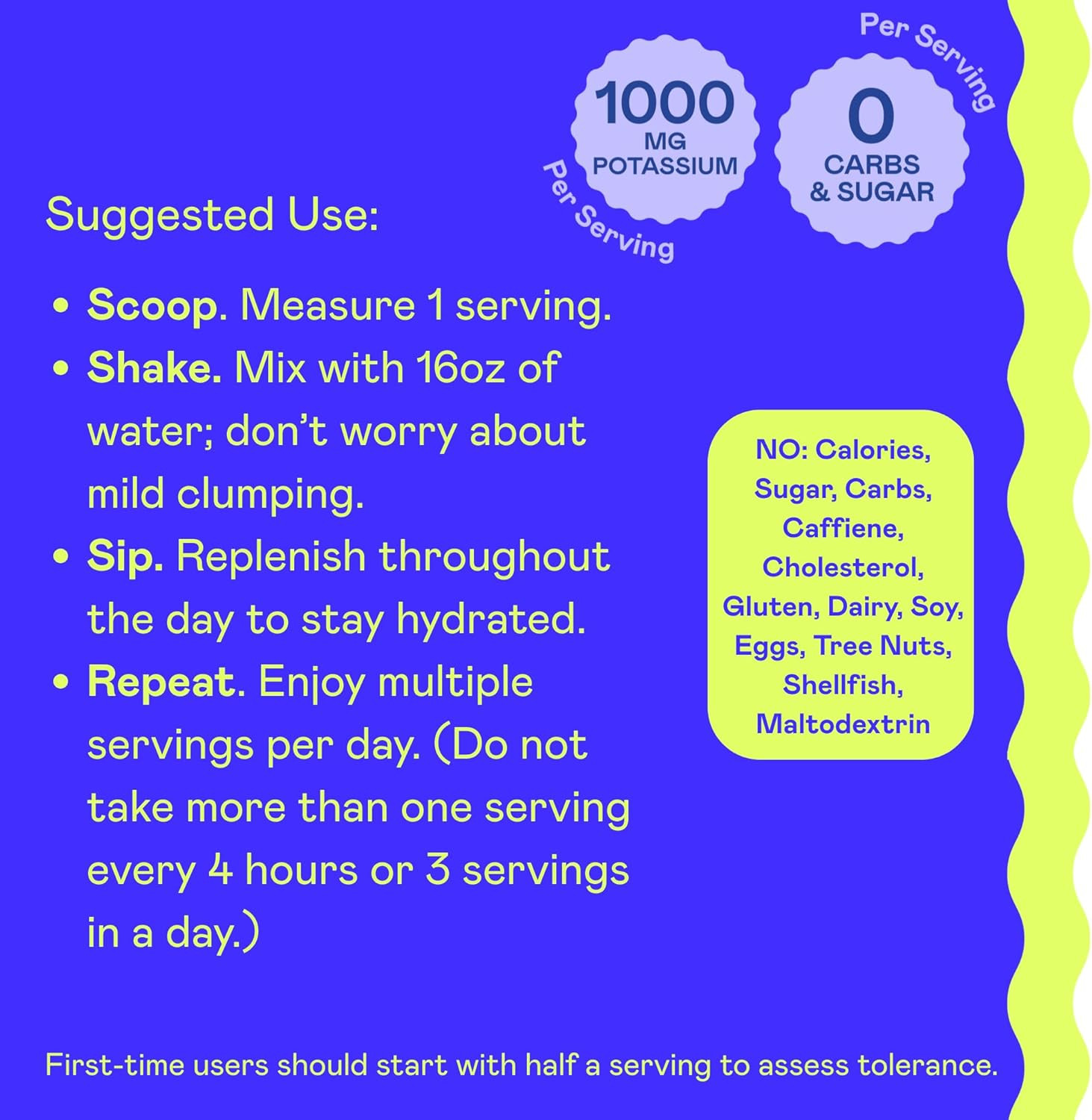Keto K1000 Unflavored Electrolyte Powder | Hydration Supplement Drink Mix | Boos