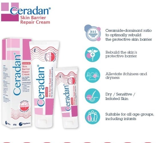 Ceradan 30g Ceramide Skin Barrier Repair Cream Dry & Itchy [Free Shipping]