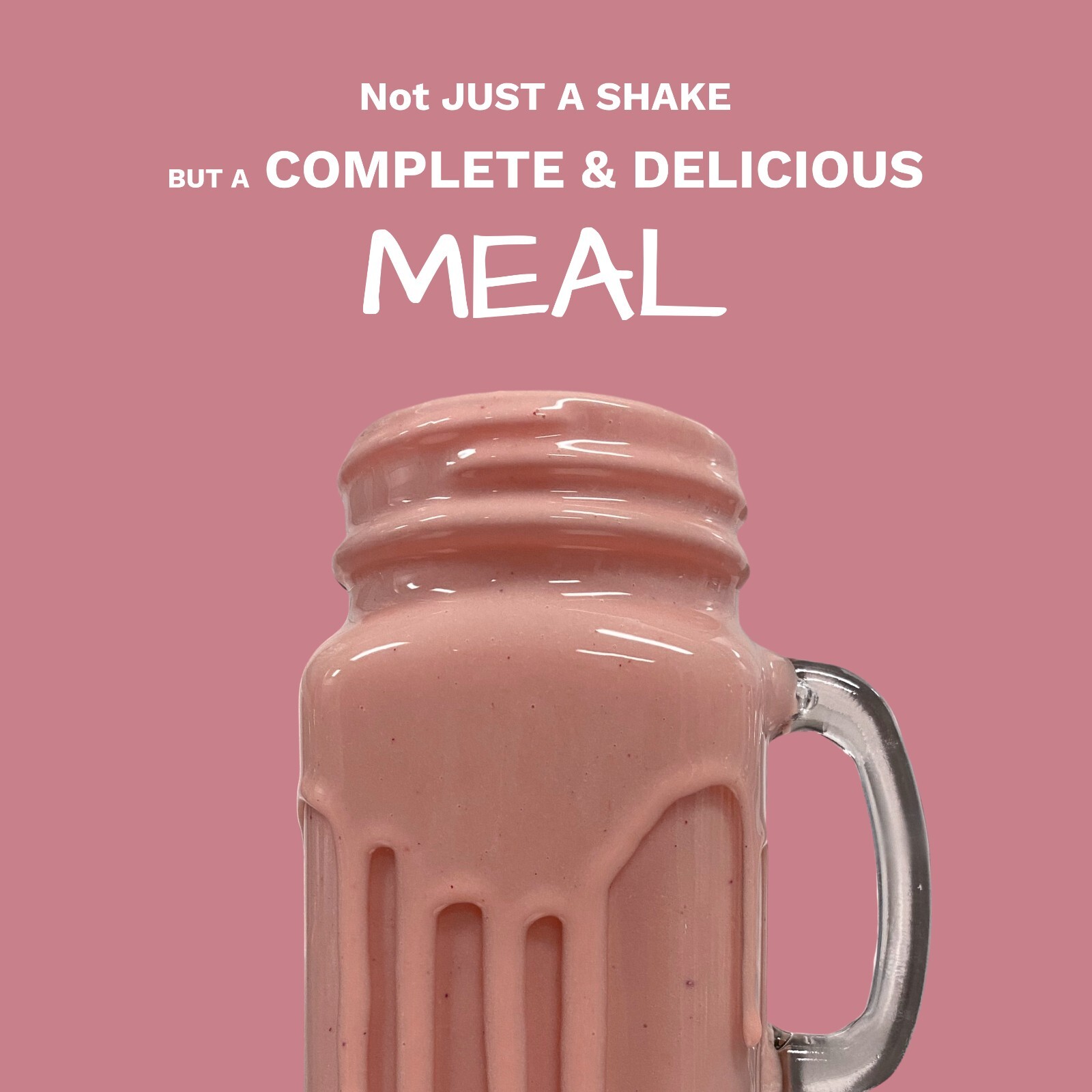 Vegan Meal Replacement Shake Strawberry Banana – 15 Plant Based Protein Meals