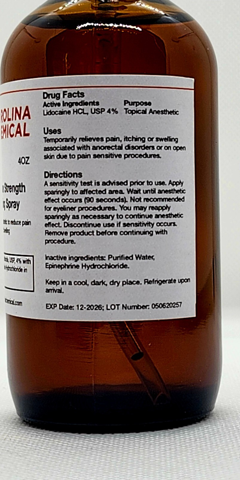 6PK Lidocaine maximum strength numbing spray(like Vasocaine)