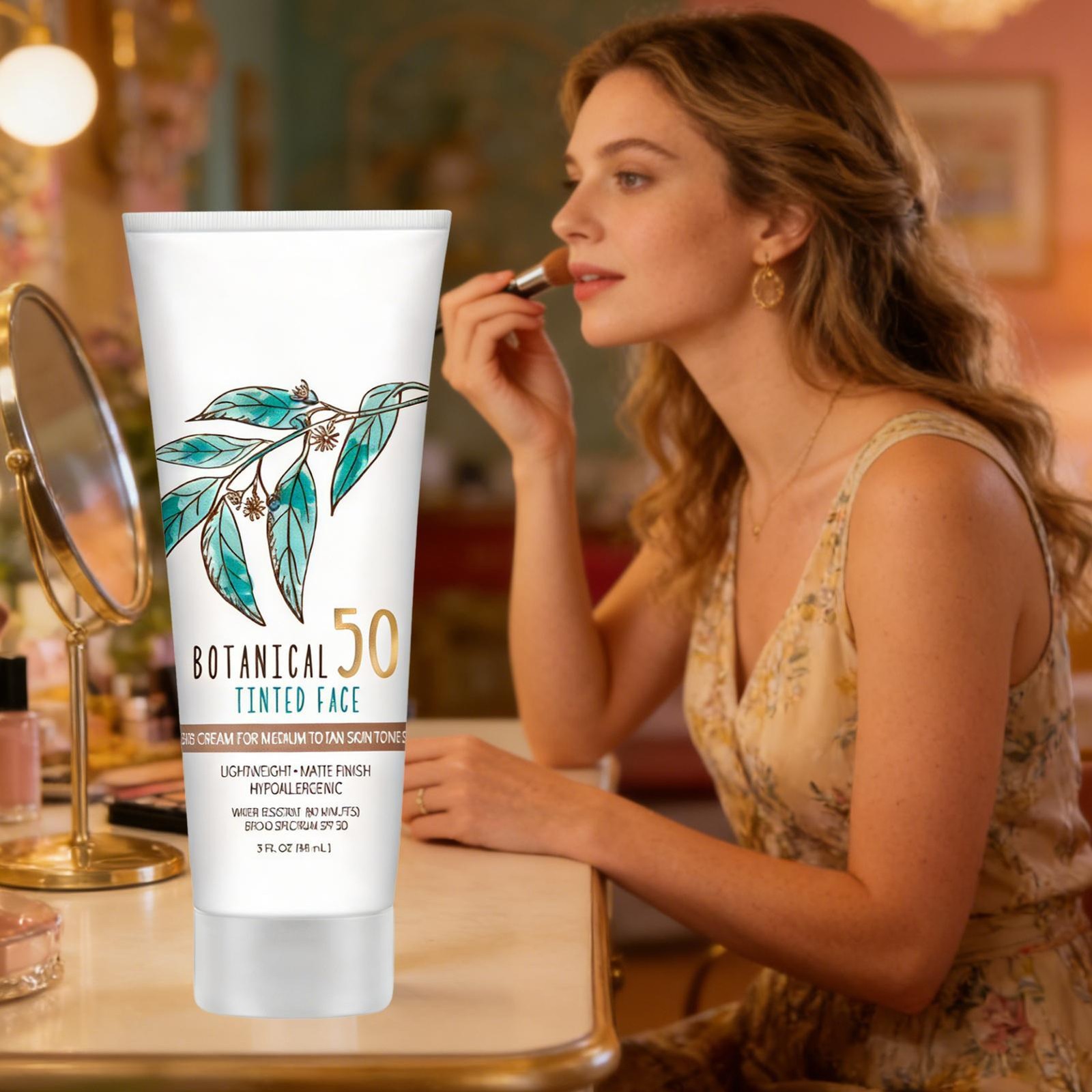 Australian Gold Botanical SPF 50 Tinted Face Sunscreen 3 FL OZ